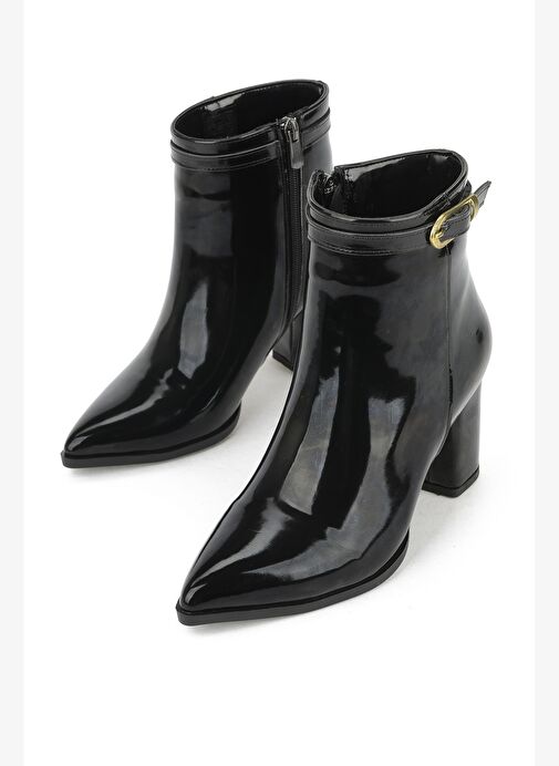 Ziya, Kadın Topuklu Bot 1531044Z4010 Siyah - Görsel 6