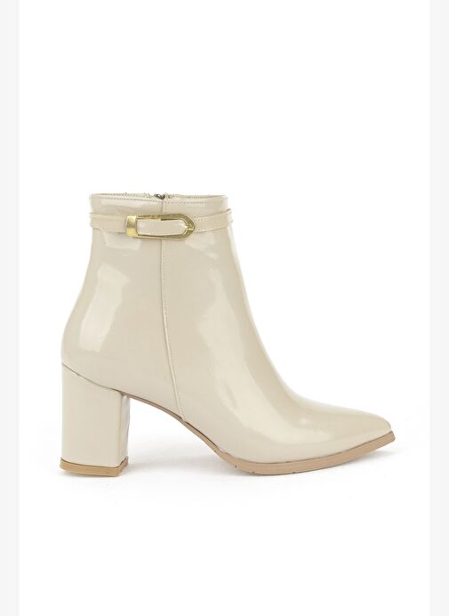 Ziya, Kadın Topuklu Bot 1531044Z4010 Bej - Görsel 2