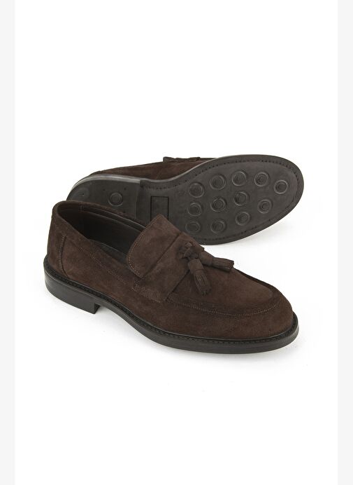 Ziya, Erkek Hakiki Deri Ayakkabı 153986Z4162 Kahve - Görsel 5