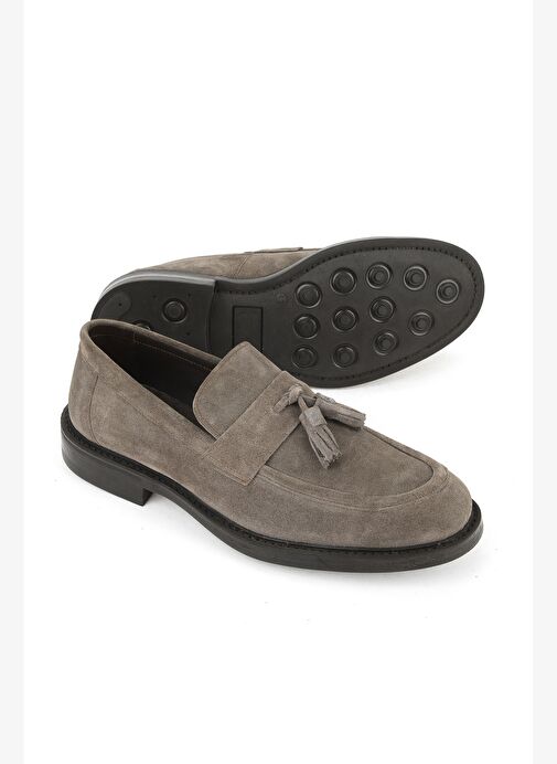 Ziya, Erkek Hakiki Deri Ayakkabı 153986Z4162 Vizon - Görsel 5