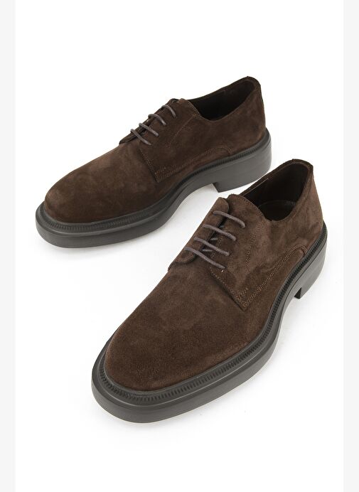 Ziya, Erkek Hakiki Deri Ayakkabı 153986Z4326 Kahve - Görsel 6