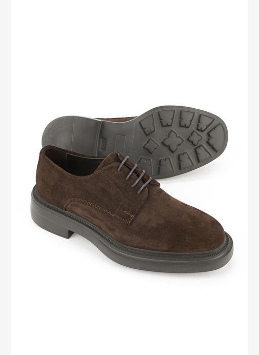 Ziya, Erkek Hakiki Deri Ayakkabı 153986Z4326 Kahve - Görsel 5