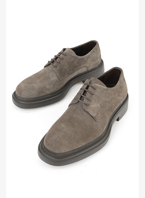 Ziya, Erkek Hakiki Deri Ayakkabı 153986Z4326 Vizon - Görsel 6