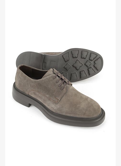 Ziya, Erkek Hakiki Deri Ayakkabı 153986Z4326 Vizon - Görsel 5