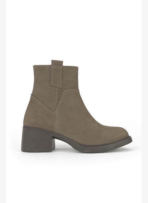 Ziya, Kadın Hakiki Deri Bot 153359Z623 Vizon - Görsel 2