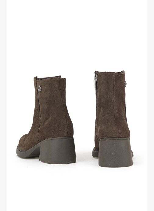 Ziya, Kadın Hakiki Deri Bot 153359Z6212 Kahve - Görsel 4