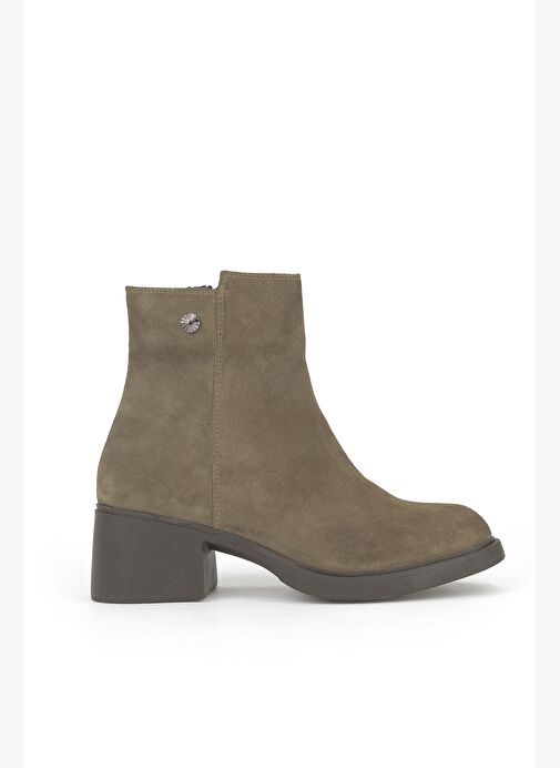 Ziya, Kadın Hakiki Deri Bot 153359Z6212 Vizon - Görsel 2