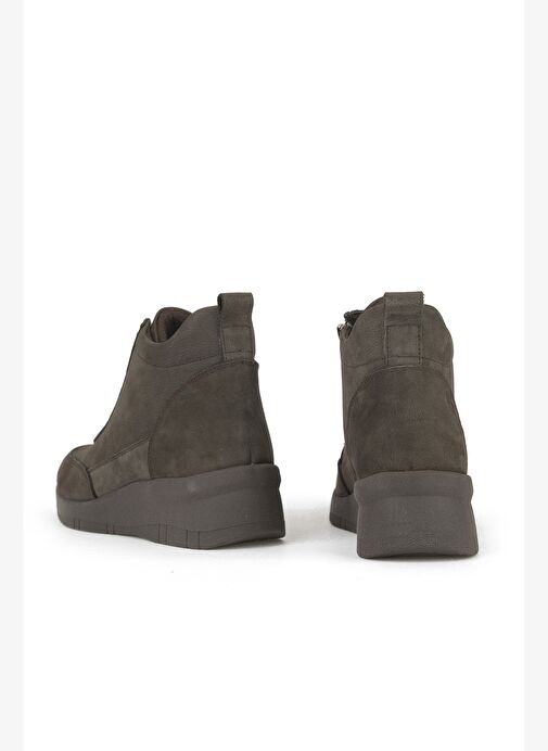 Ziya, Kadın Hakiki Deri Bot 153359Z3752 Kahve - Görsel 4