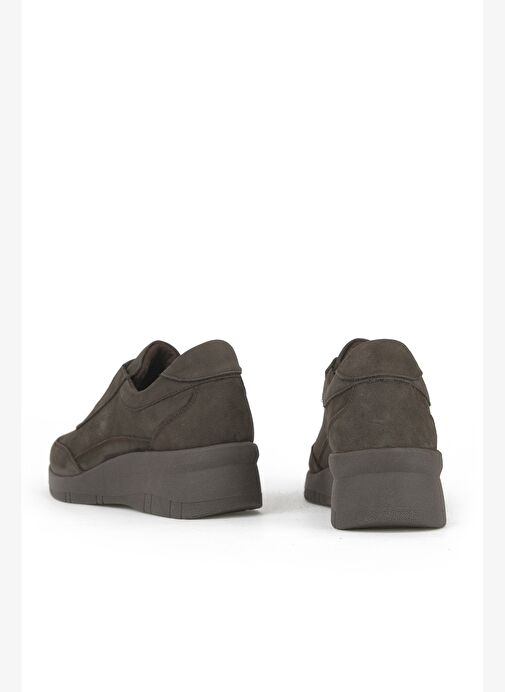 Ziya, Kadın Hakiki Deri Konfor Ayakkabı 153359Z2202 Kahve - Görsel 4