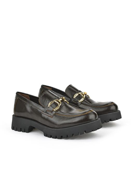 Ziya, Hakiki Deri Kadın Ayakkabı 1531033Z2549 Kahve - Görsel 3