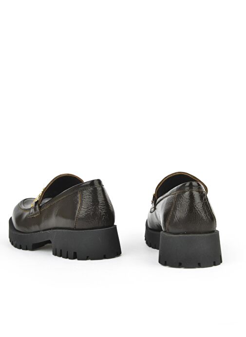 Ziya, Hakiki Deri Kadın Ayakkabı 1531033Z2549 Kahve - Görsel 4