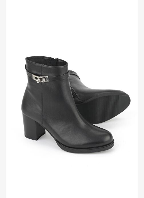 Ziya, Kadın Hakiki Deri Bot 1531030Z2599 Siyah - Görsel 5