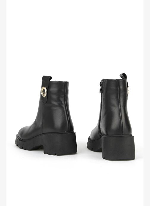Ziya, Kadın Hakiki Deri Bot 1531030Z2593 Siyah - Görsel 4