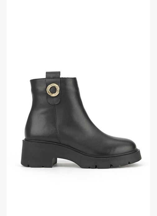 Ziya, Kadın Hakiki Deri Bot 1531030Z2593 Siyah - Görsel 2