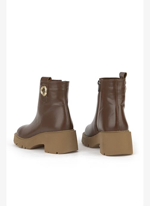 Ziya, Kadın Hakiki Deri Bot 1531030Z2593 Taba - Görsel 4