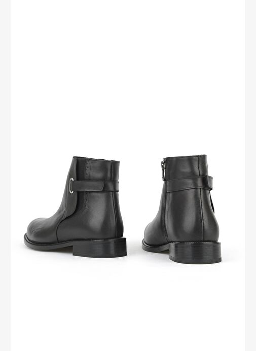 Ziya, Kadın Hakiki Deri Bot 1531030ZB123 Siyah - Görsel 4