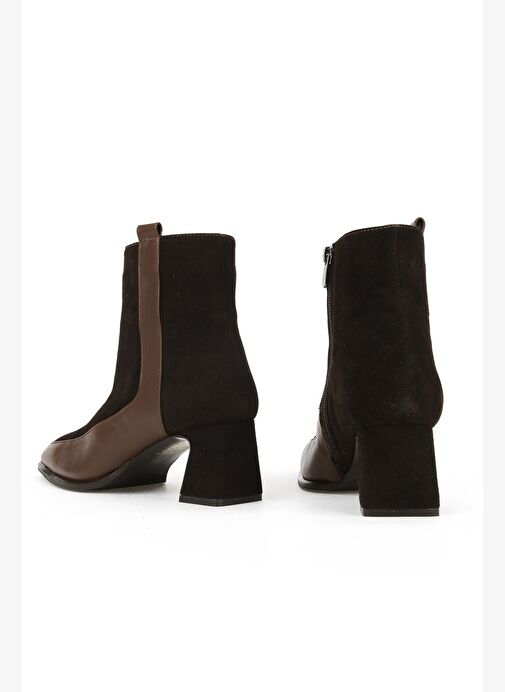 Ziya, Kadın Hakiki Deri Bot 1531030Z2596 Kahve - Görsel 4