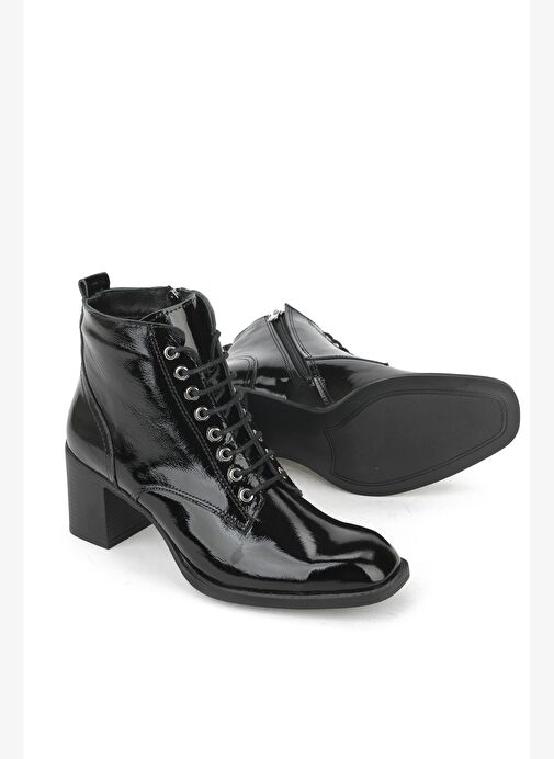 Ziya, Kadın Hakiki Deri Bot 1531020Z9804 Siyah - Görsel 5