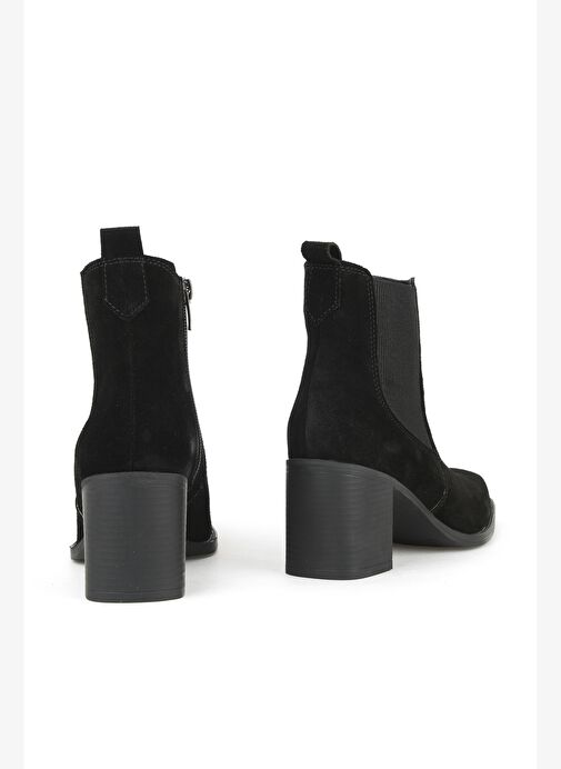 Ziya, Kadın Hakiki Deri Bot 1531020Z9805 Siyah - Görsel 4