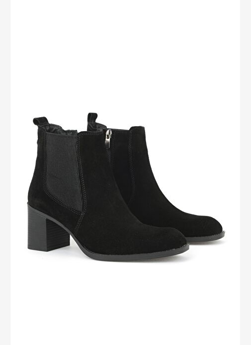 Ziya, Kadın Hakiki Deri Bot 1531020Z9805 Siyah - Görsel 3