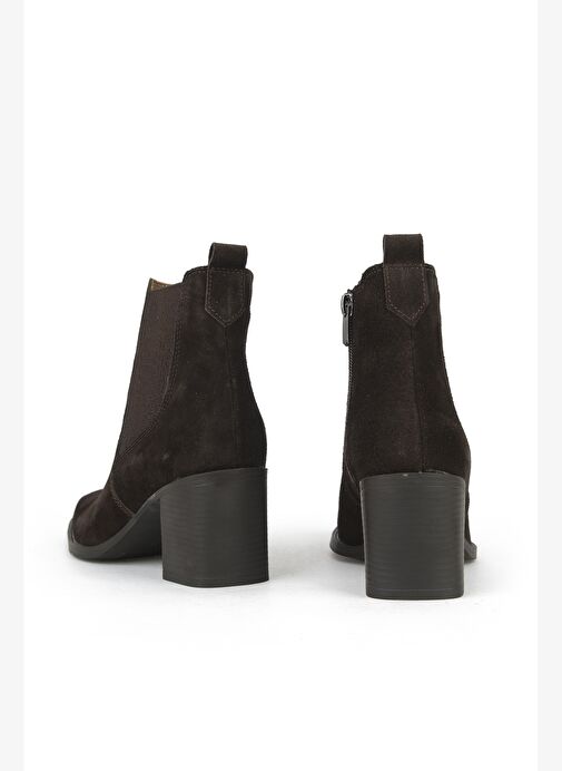 Ziya, Kadın Hakiki Deri Bot 1531020Z9805 Kahve - Görsel 4