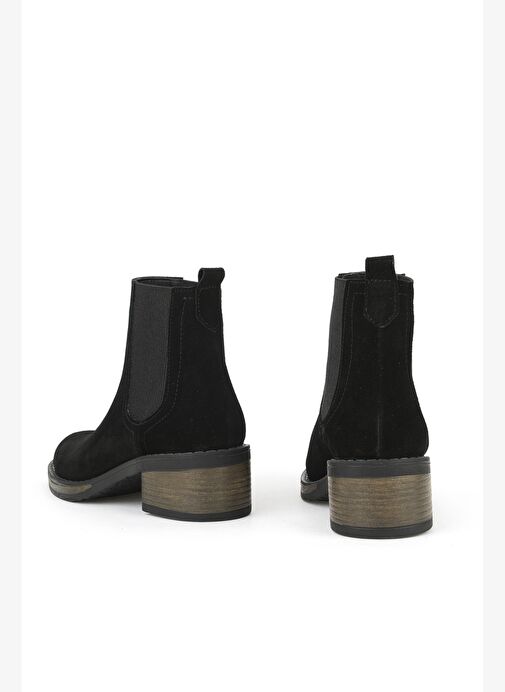 Ziya, Kadın Hakiki Deri Bot 1531020Z2325 Siyah - Görsel 4