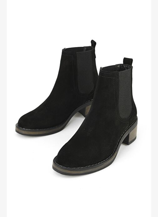 Ziya, Kadın Hakiki Deri Bot 1531020Z2325 Siyah - Görsel 6