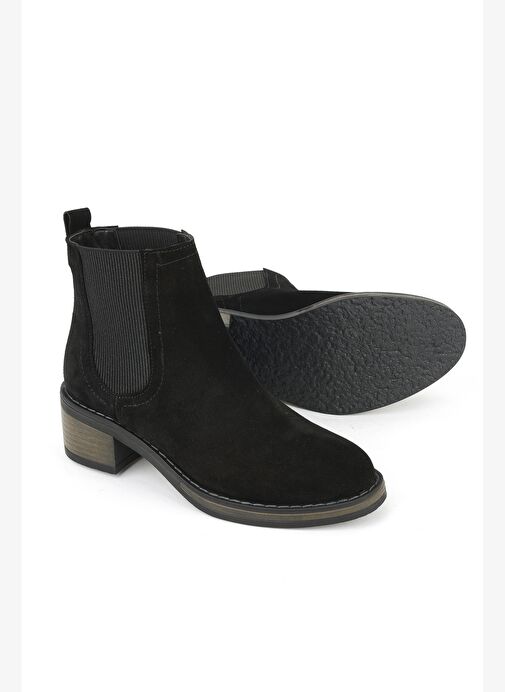 Ziya, Kadın Hakiki Deri Bot 1531020Z2325 Siyah - Görsel 5
