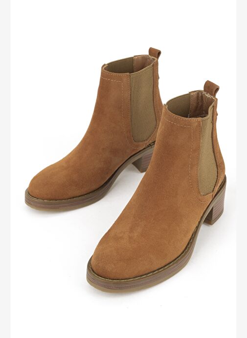 Ziya, Kadın Hakiki Deri Bot 1531020Z2325 Taba - Görsel 6