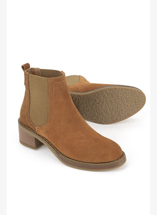 Ziya, Kadın Hakiki Deri Bot 1531020Z2325 Taba - Görsel 5