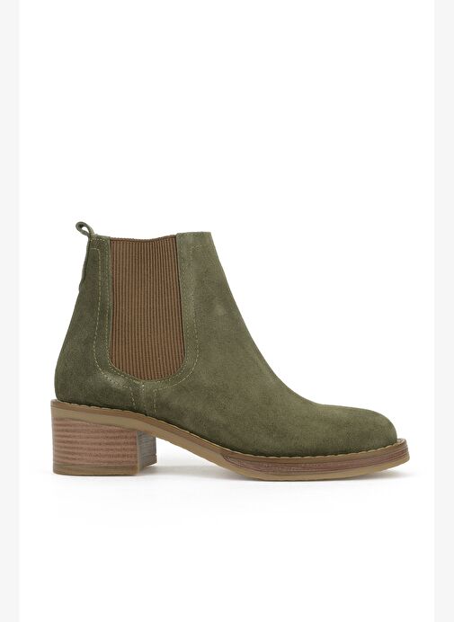 Ziya, Kadın Hakiki Deri Bot 1531020Z2325 Haki - Görsel 2