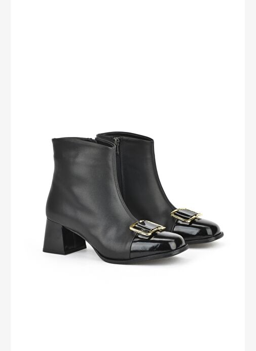 Ziya, Kadın Hakiki Deri Bot 1531050Z26104557K Siyah - Görsel 3