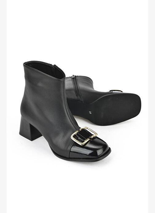 Ziya, Kadın Hakiki Deri Bot 1531050Z26104557K Siyah - Görsel 5