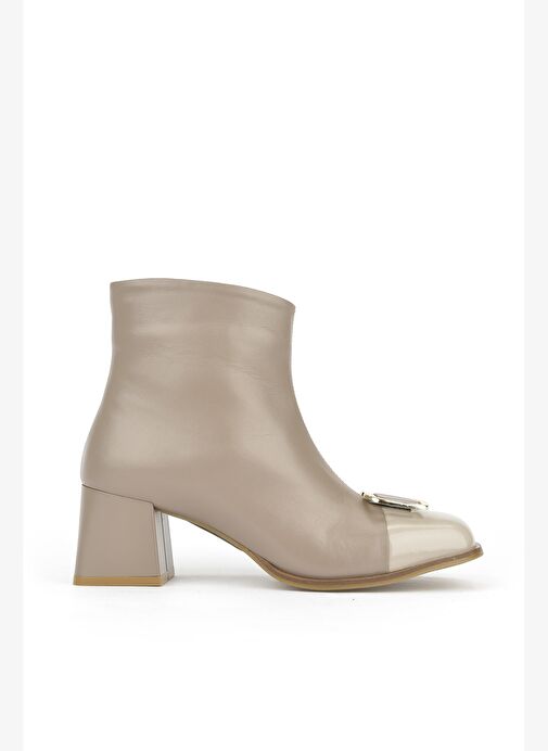 Ziya, Kadın Hakiki Deri Bot 1531050Z26104557K Vizon - Görsel 2