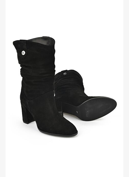 Ziya, Kadın Hakiki Deri Çizme 1531050Z25100670K Siyah - Görsel 5