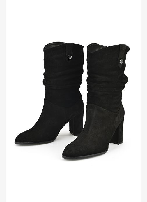 Ziya, Kadın Hakiki Deri Çizme 1531050Z25100670K Siyah - Görsel 6