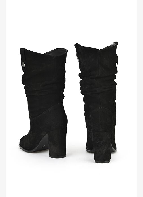 Ziya, Kadın Hakiki Deri Çizme 1531050Z25100670K Siyah - Görsel 4