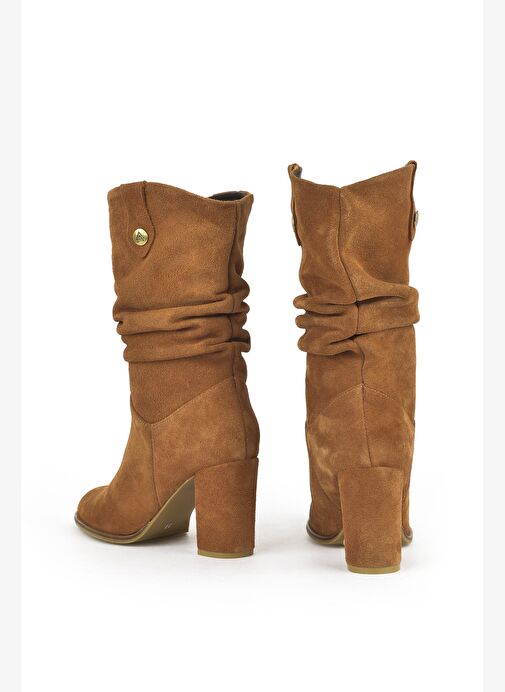 Ziya, Kadın Hakiki Deri Çizme 1531050Z25100670K Taba - Görsel 4