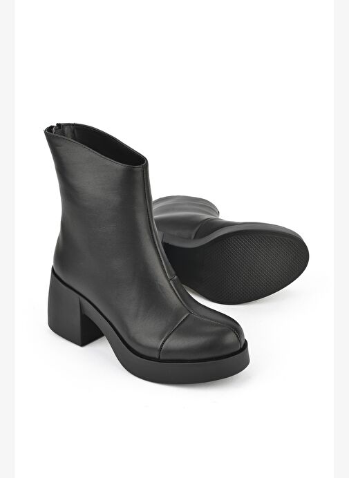 Ziya, Kadın Hakiki Deri Bot 1531050Z26105358K Siyah - Görsel 5