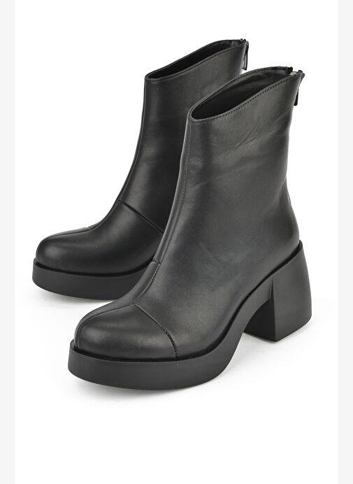 Ziya, Kadın Hakiki Deri Bot 1531050Z26105358K Siyah - Görsel 6