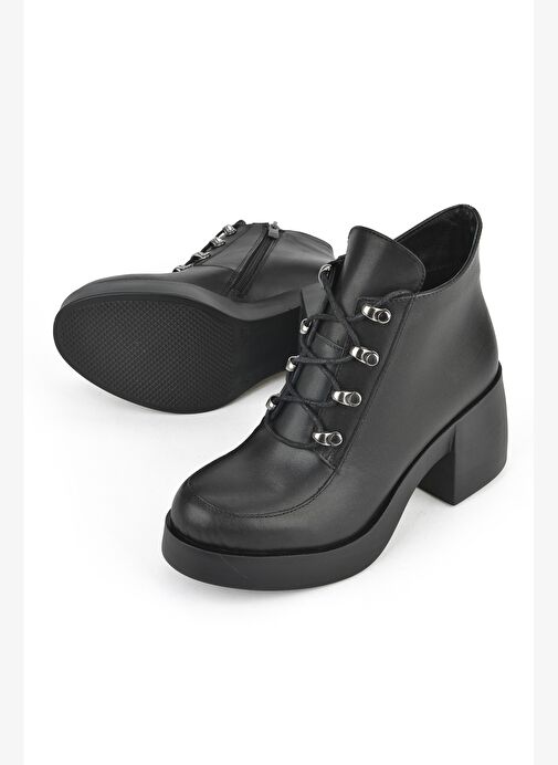 Ziya, Kadın Hakiki Deri Bot 1531050Z26105354K Siyah - Görsel 5