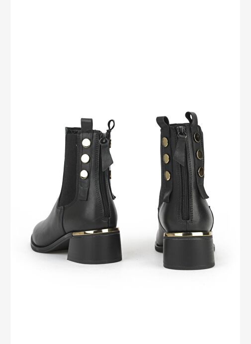 Ziya, Kadın Hakiki Deri Bot 1531050Z26103552K Siyah - Görsel 4