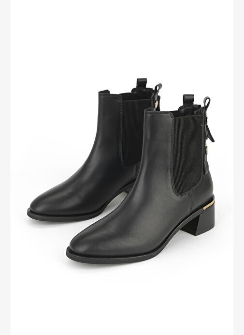 Ziya, Kadın Hakiki Deri Bot 1531050Z26103552K Siyah - Görsel 6