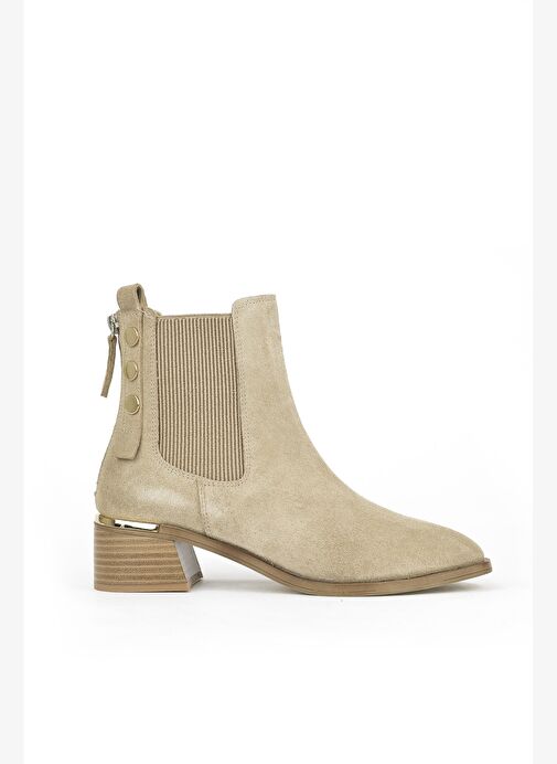 Ziya, Kadın Hakiki Deri Bot 1531050Z26103552K2 Bej - Görsel 2