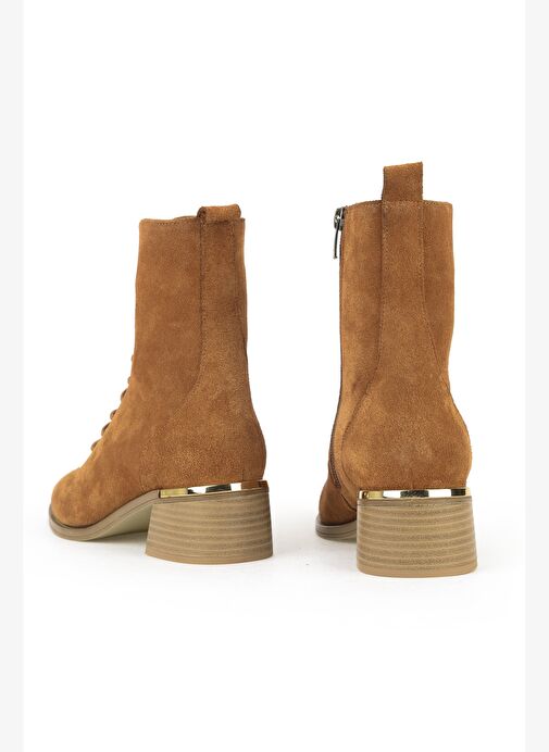 Ziya, Kadın Hakiki Deri Bot 1531050Z26103551K2 Taba - Görsel 4