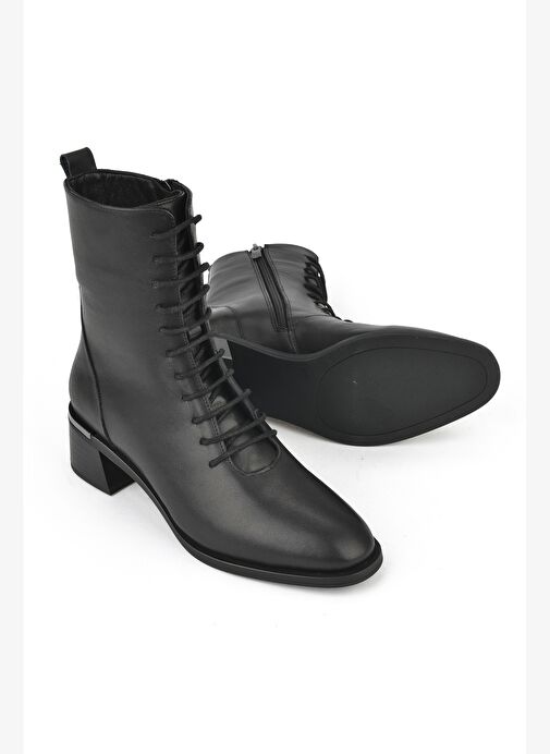 Ziya, Kadın Hakiki Deri Bot 1531050Z26103551K Siyah - Görsel 5