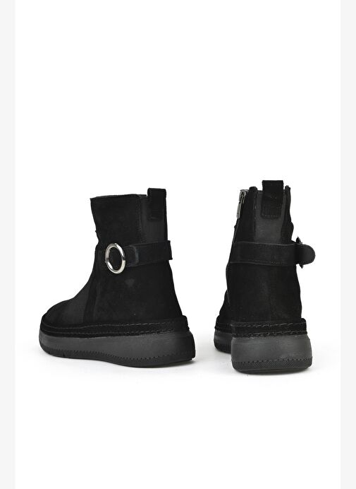 Ziya, Kadın Hakiki Deri Bot 1531050Z26105252K Siyah - Görsel 4