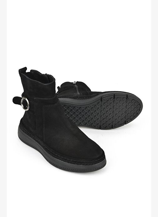 Ziya, Kadın Hakiki Deri Bot 1531050Z26105252K Siyah - Görsel 5