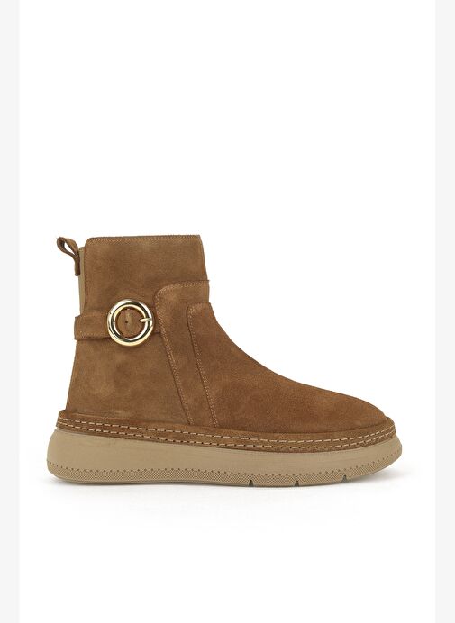 Ziya, Kadın Hakiki Deri Bot 1531050Z26105252K Taba - Görsel 2