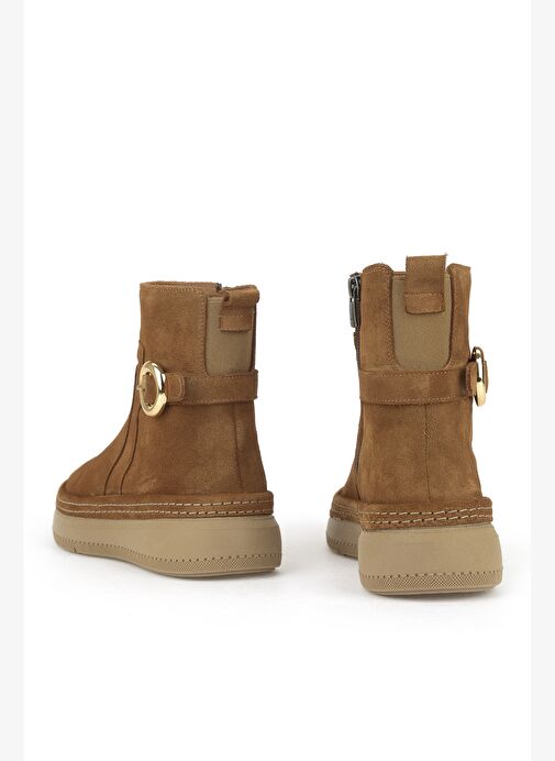 Ziya, Kadın Hakiki Deri Bot 1531050Z26105252K Taba - Görsel 4